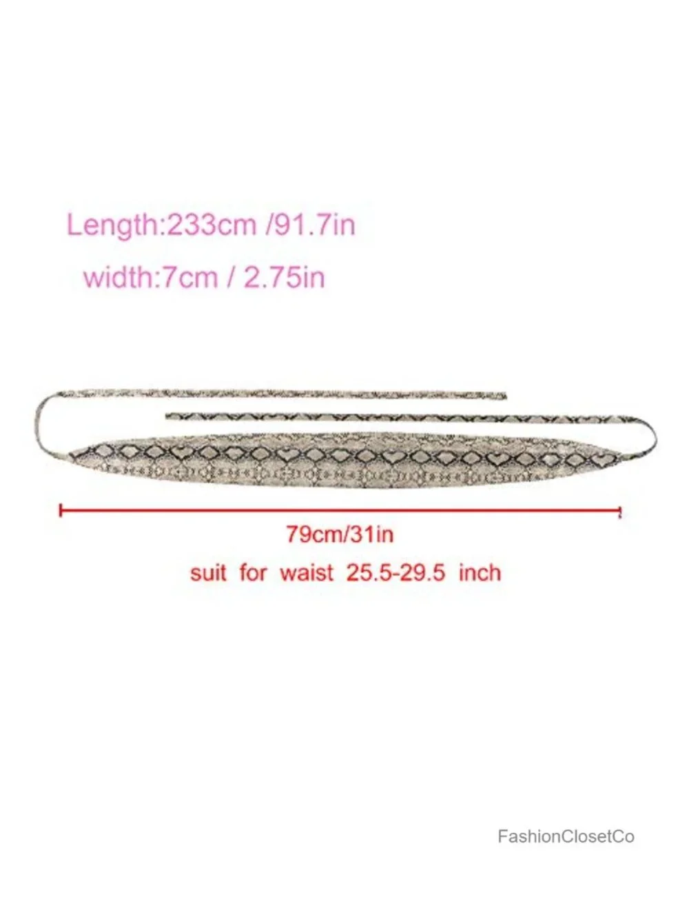 Women's PU Leather Cinch Belt Self Tie Wrap Bowknot Waistband